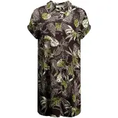 Deeluxe Lisiane Short Sleeve Short Dress Noir L Femme