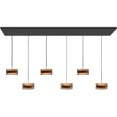 Highlight Lampe suspendue à 6 lampes Mini Enzo Modulable