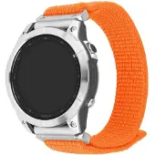 FIXED Nylon rem til Garmin QuickFit 26mm Orange (26 mm, Nylon), Sangles de montre, Orange