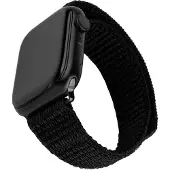 FIXED Bracelet Nylon Fixe pour Apple Watch | Tailles 38/40/41 mm | Couleur Noir