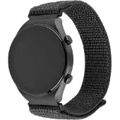 FIXED | Sporty Strap with Quick Release 20mm for Smartwatch | 160-210 mm | Dark gray | Nylon