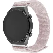 FIXED Stay | Sportowy pasek z szybkozczk 20 mm do smartwatcha | 160-210 mm | Róowe zoto | Nylon