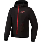 Alpinestars Radium Tech Hoodie moto Noir/Rouge 3XL unisex
