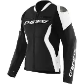 Dainese Racing 5 S26 Veste en cuir moto pour femmes Taille