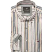 Fynch&Hatton 15098840 Long Sleeve Shirt Beige M Homme