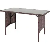 MCW Table à manger en polyrotin -G16