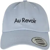 Mister tee Casquette 'Au Revoir' bleu / bleu clair