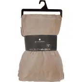 Atmosphera Couverture en Lin et Flanelle 180 x 230 cm