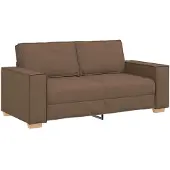 vidaXL Canapé 2 places marron 180x78x84 cm Tissu
