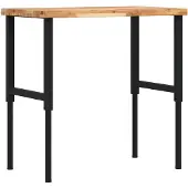 vidaXL Établi 100x60x(73-99,5) cm Bois massif Acacia Rectangulaire