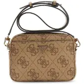 GUESS Femmes, Sac à main, Meridian II Camera Bag, Marron