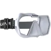Salvimar Drake Anti Fog Rubber Diving Mask Blanc