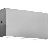 CMD LED Wandaussenleuchte 2x5W Warmweiss IP54 Edelstahl -9071 (755 lm, IP54)