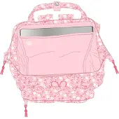 Safta Miffy Flowers 13´´ 17l 32x43x14 Cm Backpack Rose Enfants