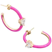 CHIARA FERRAGNI J19avi19 Earrings Rose Femme