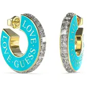 GUESS Jube04083 Love Earrings Doré Femme
