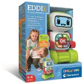 Clementoni Robot Educativo Eddie Multicolore Enfants