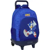 Safta Sonic 33l 33x45x22 Cm Wheeled Backpack Bleu Enfants