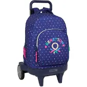 Safta Sac à Dos à Roulettes Benetton Drop 33l 33x45x22 Cm