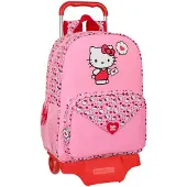 Safta Hello Kitty 21l 33x42x14 Cm Wheeled Backpack Rose Enfants