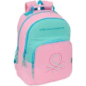Safta Benetton 20l 32x42x15 Cm Backpack Rose Enfants