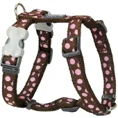 Red Dingo Style Moles Dog Harness Marron 46-76 cm