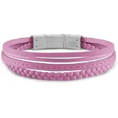 GUESS Bracelet JUMB01345JWSTFCT-U Acier Homme Rose