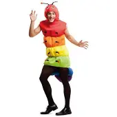 MOM Worm Man Costume Multicolore M-L Enfants