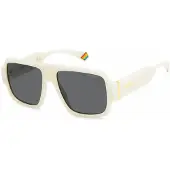Polaroid Lunettes de Soleil PLD 6209/S/X 55/16/140 White Polycarbonate UNISEX PLD 6209/S/X