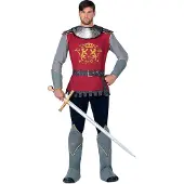 MOM Medieval Knight Men Costume Rouge L Enfants