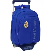 Safta Real Madrid 10l 27x33x10 Cm Wheeled Backpack Bleu Enfants