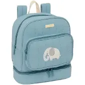 Safta Preschool Elephant Lunch Bag Bleu Enfants