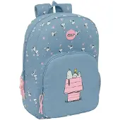 Safta Snoopy 19.3l 30x46x14 Cm Backpack Bleu Enfants