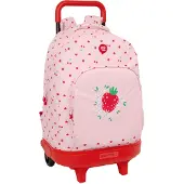 Safta Glowlab Frutitas 33l 33x45x22 Cm Wheeled Backpack Rose Enfants