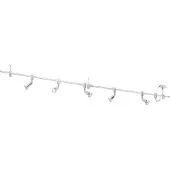 Eglo Spot de plafond LED Vilanova 5x3w - 3000K - 200cm chromé