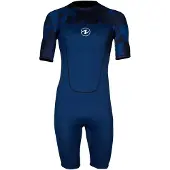 Aqua Lung Hydroflex 3-2 Mm Short Sleeve Shorty Bleu M-L Homme