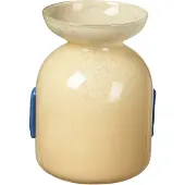 Broste Copenhagen Vase Vera jaune Ø21cm
