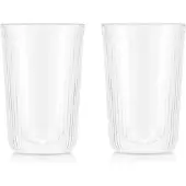 Bodum - Set 2 Verres Douro Avec Double Paroi 0,25l - Transparent