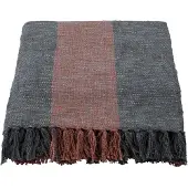 House Doctor Plaid Ponra kaki/rouge brûlé