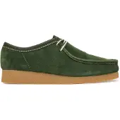 Clarks WallabeeEVO 26186170 7, chaussures à lacets vertes pour hommes, taille 43