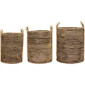 House Doctor Ensemble de 3 paniers Dungi