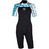 Aqua Lung Hydroflex 3 Mm Woman Short Sleeve Shorty Noir 2XL Femme