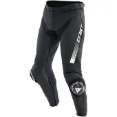 Dainese Super Speed S26, pantalon en cuir ,Noir/Blanc ,54