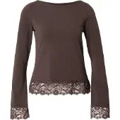 ONLY T-shirt 'ONLLive Love' chocolat