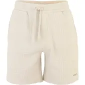HUGO Short de pyjama gaufré avec logo brodé