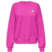 ONLY Sweat-shirt ONLMINNA O NECK femmes - Rose - EU M