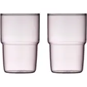 Lyngby Glas Rotweinglas Torino Pink, 2 Stück, 40 cl, Verres, Pink