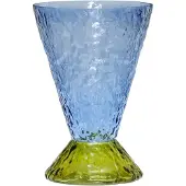 Hubsch - Abyss Vase Light Blue/Olive Hübsch