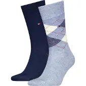 Tommy Hilfiger Chaussettes Check 2 Paires
