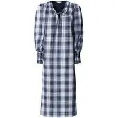 Pepe Jeans Bianc Long Sleeve Midi Dress Bleu M Femme